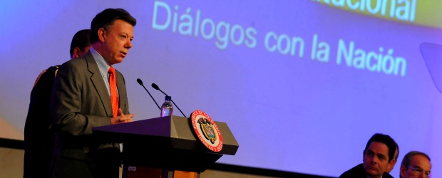 Santos entregó 1.600 hectáreas de tierras a 400 familias | Colprensa | Juan Manuel Santos entregó las tierras a 400 familias.