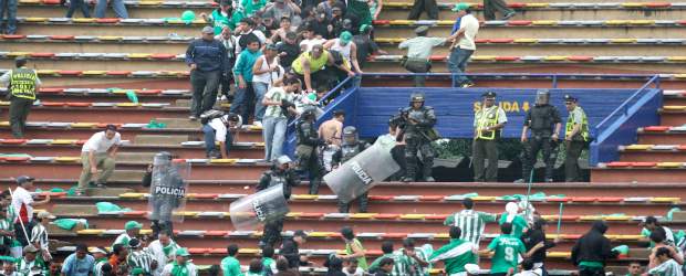 Disturbios hinchas Atlético Nacional | Archivo