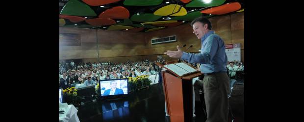 Inician revisión de tareas para la Prosperidad | Cortesia | El presidente Juan Manuel Santos elogió la coordinación entre los sectores público y privado de Antioquia, para impulsar el Plan de Competitividad.
