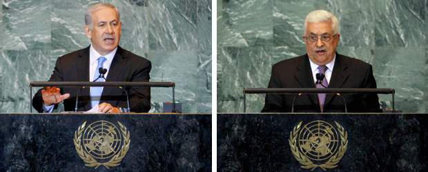 Israel le propuso a Palestina una negociación urgente en Nueva York | Reuters - AP | Primer ministro israelí, Benjamin Netanyahu (izquierda) y presidente de la ANP, Mahmud Abás (derecha).