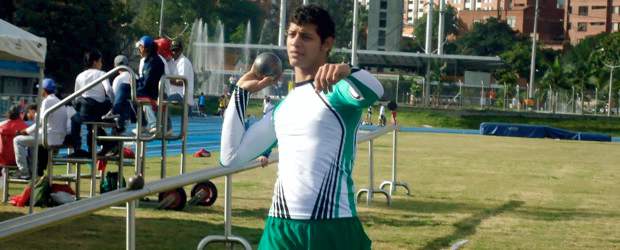 En San Luis también lanzan oros | Cortesía Municipio de San Luis | Mateo Giraldo Gallego es uno de los nuevos valores del atletismo antioqueño. Volvió a sobresalir en la Copa Nacional de lanzamientos. Ganó en la bala.