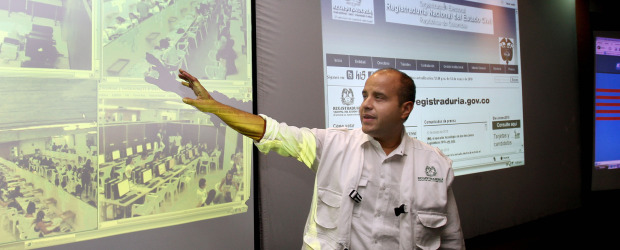 Registraduría, sin quejas sobre jurados | Juan Antonio Sánchez | Adolfo Rafael Fernández Laguna, delegado de la Registraduría Nacional del Estado Civil para Antioquia, reconoció que el trabajo de los jurados fue muy complejo e indicó que la mayoría fue capacitada por su entidad.