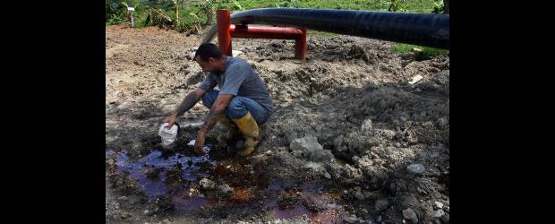 Evalúan daño por fuga de diésel | Róbinson Sáenz, Enviado Especial Fredonia