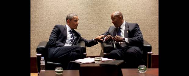 Nuevo debate a TLC con E.U. | Cortesía | El presidente Barack Obama y el represente comercial de Estados Unidos, Ron Kirk, quieren aprobar TLC aunado a renovación de beneficios laborales.