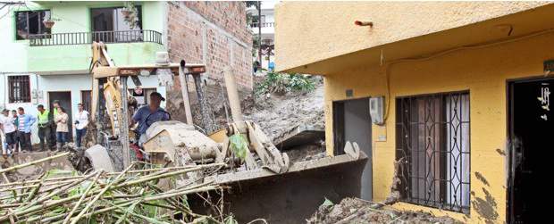 Callejón del Placer de Judas, en La Doctora | Callejón del Placer de Judas, en La Doctora es una de las zonas más afectadas por el invierno en Sabaneta.