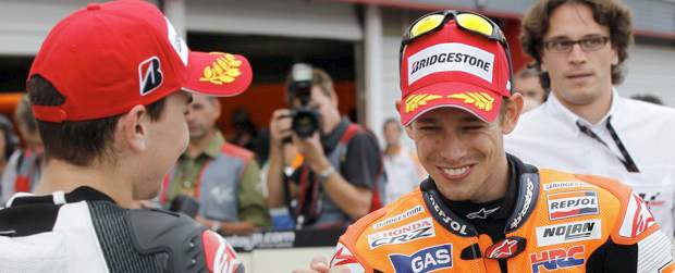 Stoner logró la pole en Japón | Stoner fijó un nuevo récord para la Moto GP con su décima pole de la temporada.