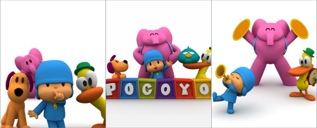 Pocoyó, serie de animación 3D producida en España |