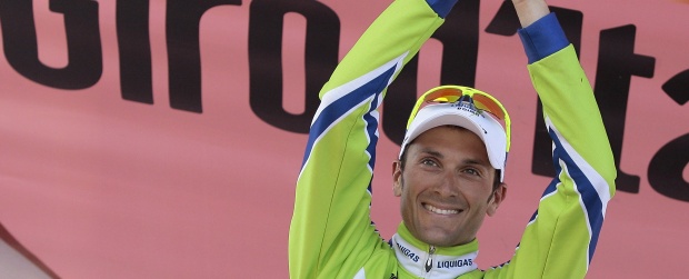 Iván Basso se quedó con la etapa en el Giro |