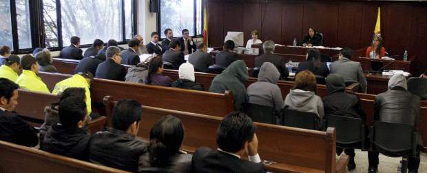 Se cayó el proceso por fraudes a Dian | Archivo | En julio se llevaron a cabo las audiencias contra los 15 capturados por el fraude a la Dian. Algunos, entre ellos Blanca Jazmín Becerra; su madre, Sandra Liliana Gómez; y su esposo, León Rodríguez, buscaron acuerdos con la Fiscalía.