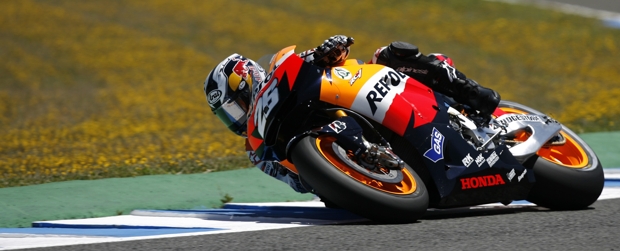 Pedrosa marcó el mejor tiempo en GP de España | Reuters | Pedrosa se impuso al favorito Valentino Rossi.