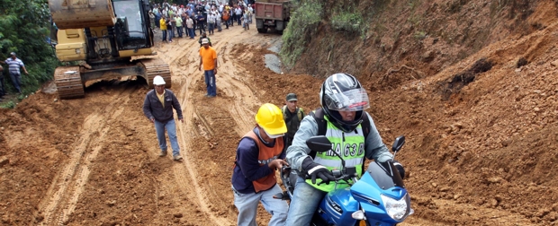 Paso a Urabá está cerrado hasta la 4:30 de la tarde | Continúa con restricción vehicular el paso a la vía al mar.