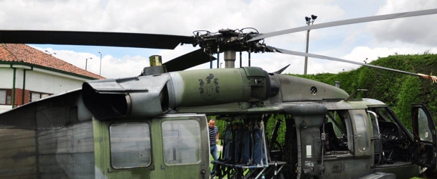 Un herido leve en percance con helicóptero que transportaba escolta del presidente Santos