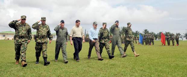 Aumenta pie de fuerza en el sur del país | Cortesía Presidencia de la República | El presidente Juan Manuel Santos denunció este miércoles, en la inauguración de la Brigada de Infantería de Marina número 4, que las Farc están infiltrando las protestas sociales en el país.