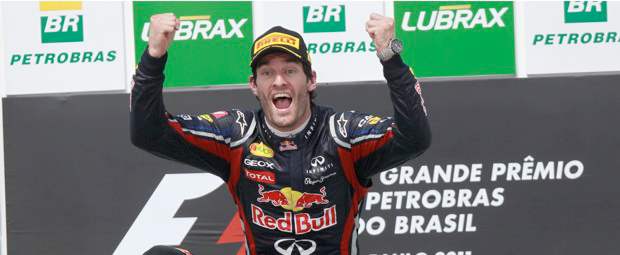 Webber ganó en Brasil y Vettel es campeón | El australiano Mark Webber, de la escudería Red Bull-Renault, conquistó este domingo su primer triunfo de la temporada al ganar la última carrera, el Gran Premio de Brasil.