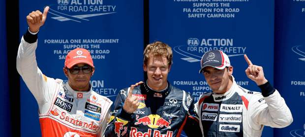 Fórmula Uno: Vettel ganó la pole del Gran Premio de Europa | AP | Sebastian Vettel logró la trigésima tercera pole de su carrera.