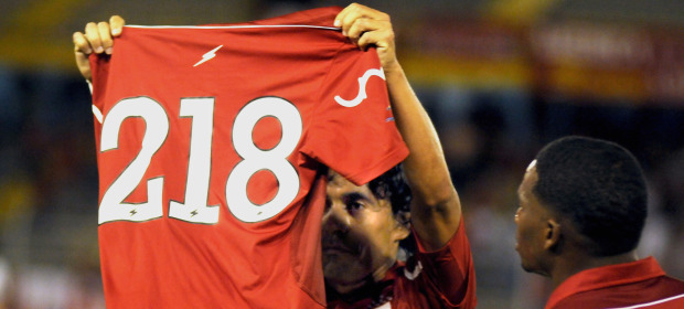 Galván ahora es el rey | Colprensa | Sergio Galván llegó a 218 goles y es el máximo artillero en la historia del Fútbol Profesional Colombiano.