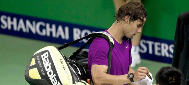 Nadal y Giraldo se despidieron del Masters 1.000 de Shanghái | AP | Rafael Nadal, número dos del mundo, se despidió en octavos de final.