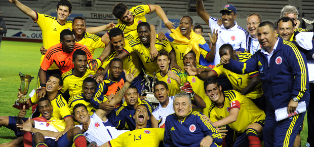 Colombia campeón del Esperanzas Toulon | AFP | Colombia conquistó este viernes su tercer título en el Esperanzas de Toulon. Ahora todas las baterías estarán puestas para el Mundial Sub20 de Colombia que se disputará entre el 29 de julio y el 20 de agosto.