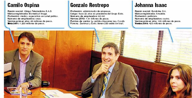 De emprendimiento se habla con los mejores | Julio César Herrea | El primer café con expertos, de la feria Ruta, se lo tomaron Camilo Ospina y Johanna Issac con el presidente de Almacenes Éxito. Se habló de las características de los emprendedores y de las medidas de ley necesarias.