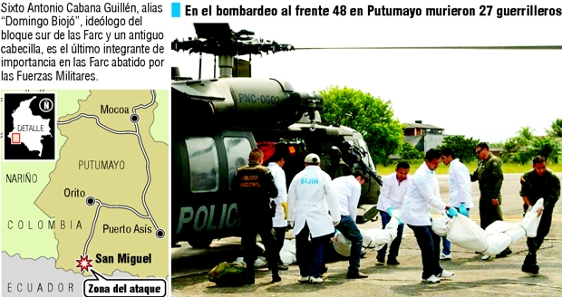 Bajas fueron 27 y el ideólogo | Golpe a las Farc en la frontera sur