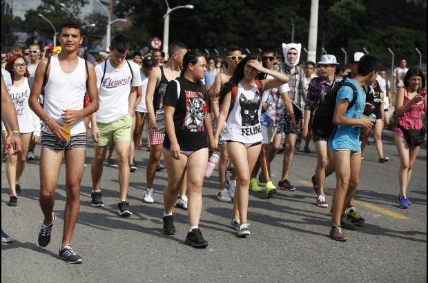 Manuel Saldarriaga - En la capital de Antioquia fueron cerca de 1000 personas las que recorrieron las calles de la ciudad.