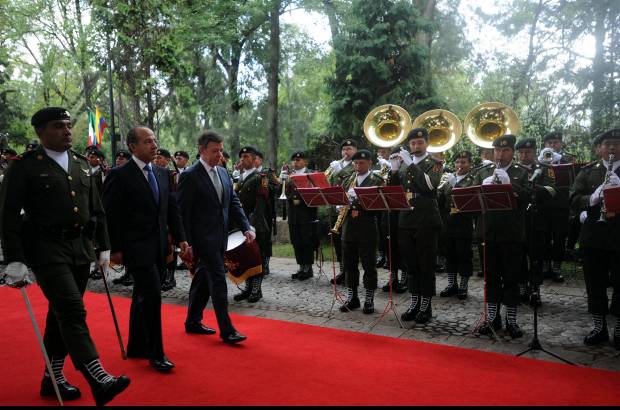 Cortesía Presidencia de la República - El presidente de México, Felipe Calderón, dijo que la visita del Jefe de Estado colombiano refleja el amplio entendimiento político que caracteriza la relación entre los dos pueblos.