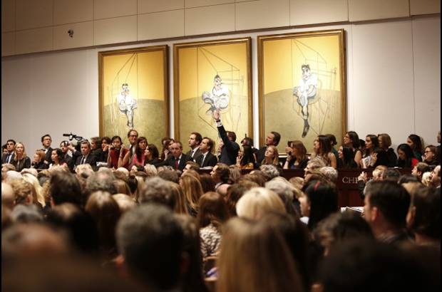 AP - Una pintura de Francis Bacon de 1969 se vendió este martes 12 de noviembre por más de 142 millones de dólares en Nueva York, lo que impone una marca como la obra de arte más cara jamás subastada.