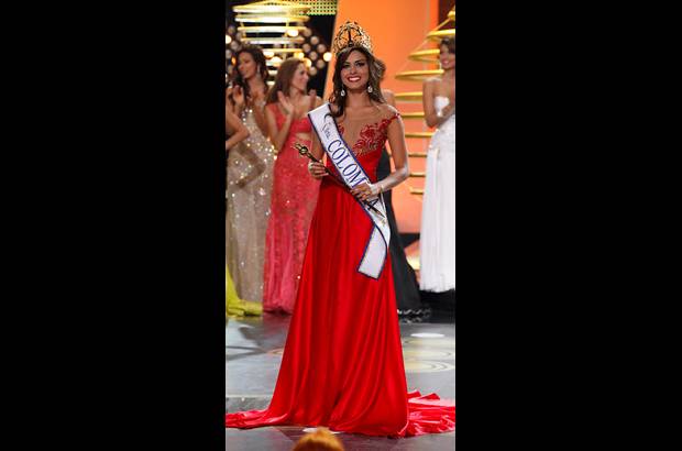Foto Colprensa - La candidata del Valle se gan&#243; al jurado internacional por su belleza latina, impacto en pasarela y sencillez.