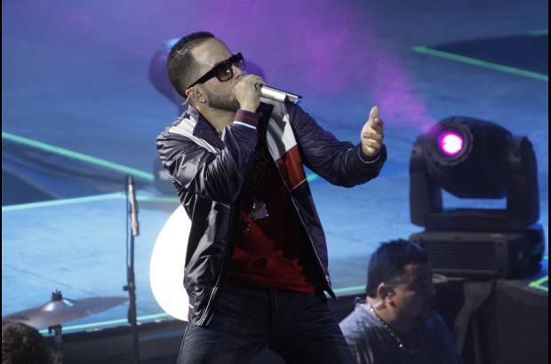 David S&#225;nchez - Yandel en plena inspiraci&#243;n durante su concierto en Medell&#237;n.