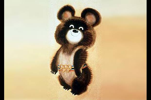 Misha, el oso - Este oso ruso dise&#241;ado por Victor Tchijikov, aparte de haber sido el s&#237;mbolo de los Juegos Ol&#237;mpicos de Mosc&#250; en 1980, caus&#243; sensaci&#243;n entre miles de telespectadores de una emisi&#243;n consagrada al mundo de los animales.