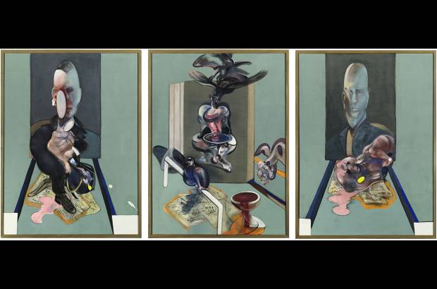Archivo - Tríptico de Francis Bacon, pintura de 1976 se vendió en mayo del 2008 por 86.2 millones dólares.