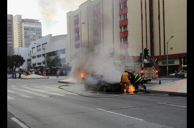 Rubén Tangarife - Al parecer, problemas técnico-mecánicos motivaron el incendio.