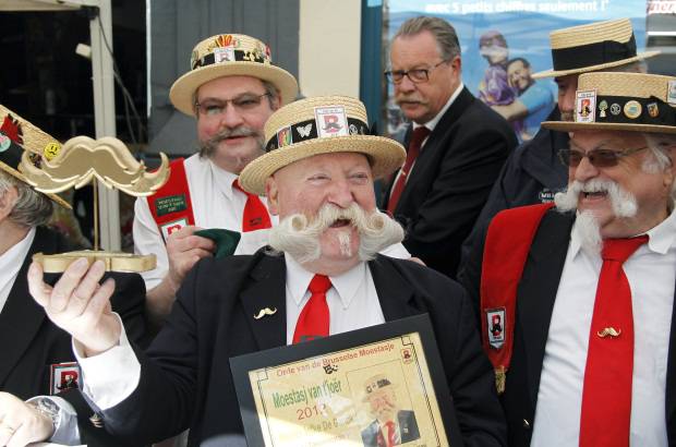 Reuters - El ganador de este a&#241;o fue Jef, un hombre que se siente feliz de llevar su exclusivo bigote.