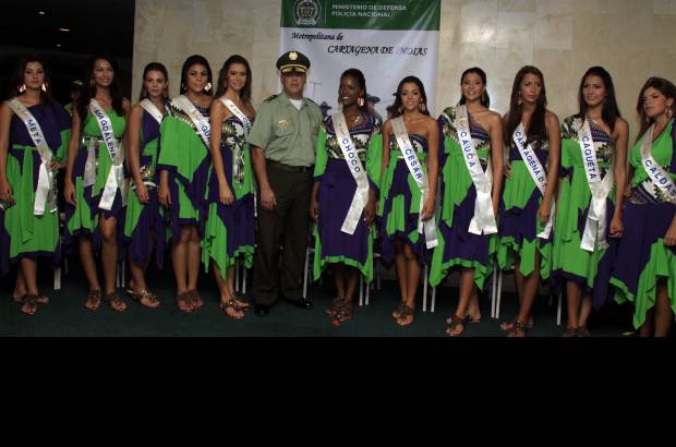 Colprensa - El jurado que eligi&#243; a la Se&#241;orita Valle como nueva Reina de la Polic&#237;a estuvo integrado por altos mandos oficiales de la instituci&#243;n en el departamento de Bol&#237;var.