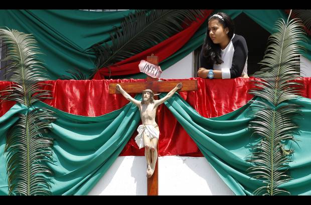 Jaime P&#233;rez - En la parroquia Santuario San Judas Tadeo del barrio Castilla se hizo la bendici&#243;n y la procesi&#243;n de ramos. Cientos de personas asistieron a l acto de qda inicio a la Semana Santa.