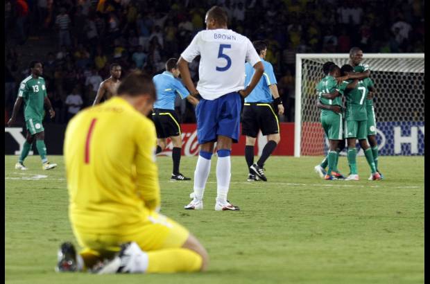 Colprensa - El dolor y la tristeza de los europeos tras la eliminaci&#243;n, contrasta con la alegr&#237;a de los africanos.