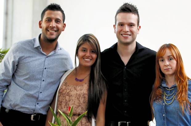 Fotos Julio César Herrera - Carlos Andrés Alzate, Juliana Pérez, Felipe Castañeda y Catalina Gómez.