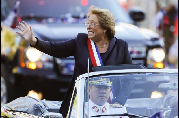 AP - Michelle Bachelet se posicionó esta semana como presidenta de Chile.