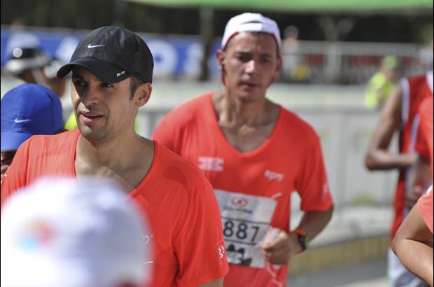Esteban Jaramillo y Sebasti&#225;n Salazar - M&#225;s de 10 mil competidores se dieron cita en esta hist&#243;rica cita deportiva que se corr&#237;a en las modalidades de 5, 10, 21 y 42 kil&#243;metros.