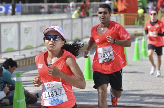 Esteban Jaramillo y Sebasti&#225;n Salazar - M&#225;s de 10 mil competidores se dieron cita en esta hist&#243;rica cita deportiva que se corr&#237;a en las modalidades de 5, 10, 21 y 42 kil&#243;metros.