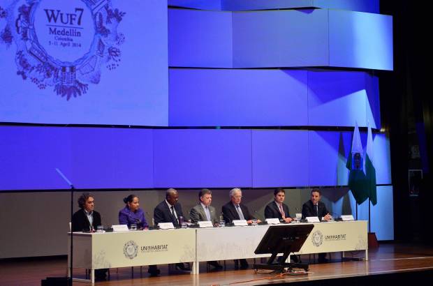 SIG - El Presidente de la República Juan Manuel Santos estuvo presente en la inauguración del Foro Urbano Mundial.
