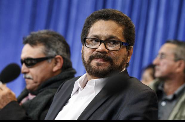 Cortesía Presidencia de la República - El jefe de la delegación de las Farc, alias "Iván Márquez", aseguró que es el pueblo el que debe trazar la ruta de la paz.