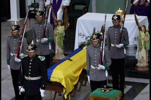 Colprensa - A la ceremonia religiosa, realizada en Bogotá, asistió toda la cúpula militar.