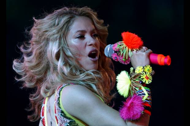 AP - La colombiana mostr&#243; todo su talento para todo el mundo.