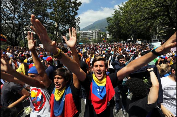 AP - Semana de protestas en Venezuela que generaron disturbios en algunas ciudades. Caracas.