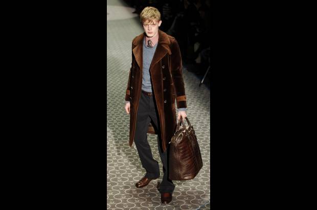 AP - Gucci mostr&#243; su colecci&#243;n oto&#241;o-invierno en la Semana de la Moda Masculina de Mil&#225;n.