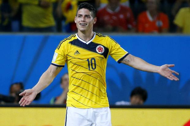 FOTO JUAN ANTONIO SÁNCHEZ, enviado especial a Cuiabá, Brasil - El seleccionado tricolor terminó su participación en primera ronda con goleada 4-1 sobre Japón y avanzó como primera del Grupo C a los octavos de final del Mundial. Los goles ante los nipones los marcaron Cuadrado, Jackson y James, Okazaki anotó el descuento.