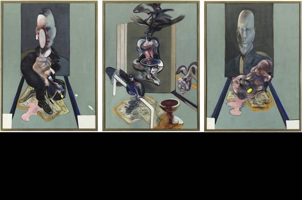 AP - 7- Triptych, 1976 de Francis Bacon, vendido en Nueva York por 86 millones de d&#243;lares el 14 de mayo de 2008.
