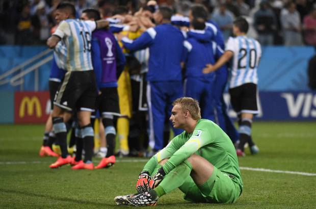 FOTO AFP - Por tercera vez en la historia habr&#225; final entre la albiceleste y los alemanes, con un t&#237;tulo por lado. La &#250;ltima final de Argentina justamente fue ante los germanos. R&#237;o de Janeiro ser&#225; el privilegiado escenario de un hist&#243;rico desempate entre dos potencias del f&#250;tbol mundial.