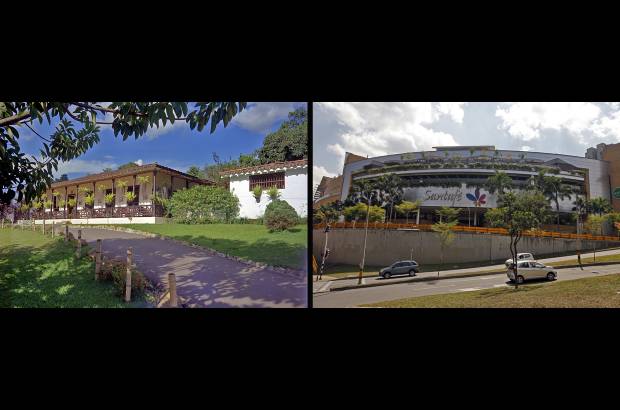 El Colombiano - En 2006 el restaurante La Aguacatala y el bosque de su entorno pasaron a ser las obras del centro comercial Santafé.